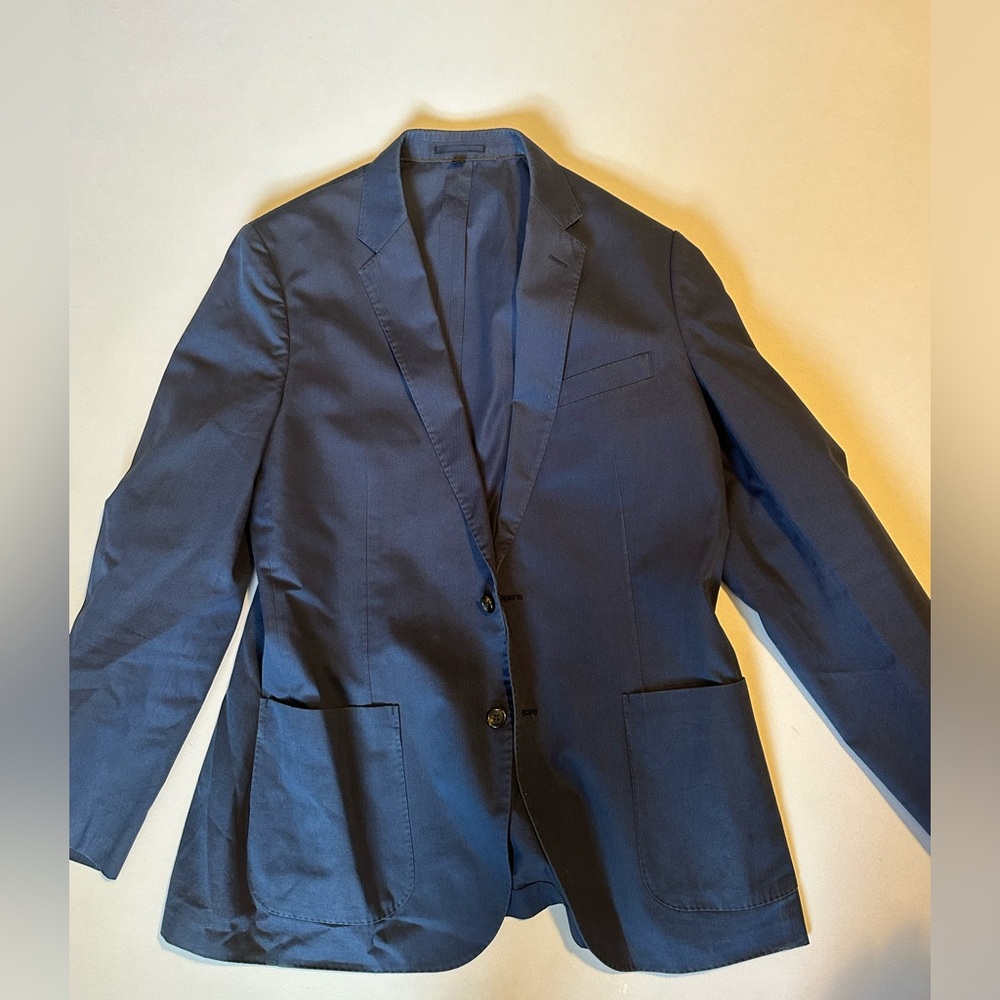 Men's Blazer J.Crew Ludlow Slim unstructured suit jacket 44 long 44L